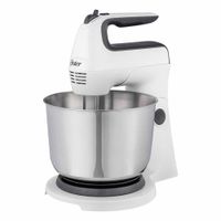 Batidora de mano y pedestal Oster blanca con acción giratoria única FPSTHS3612