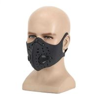 Mascarilla Deportiva Negra Sport Mask Black Ciclismo Genieka