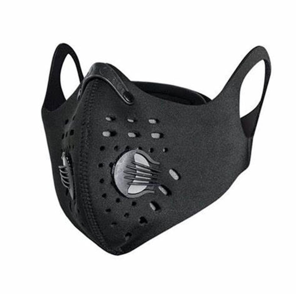 Mascarilla Sport Mask Black Ciclismo Negra  Deporte Genieka