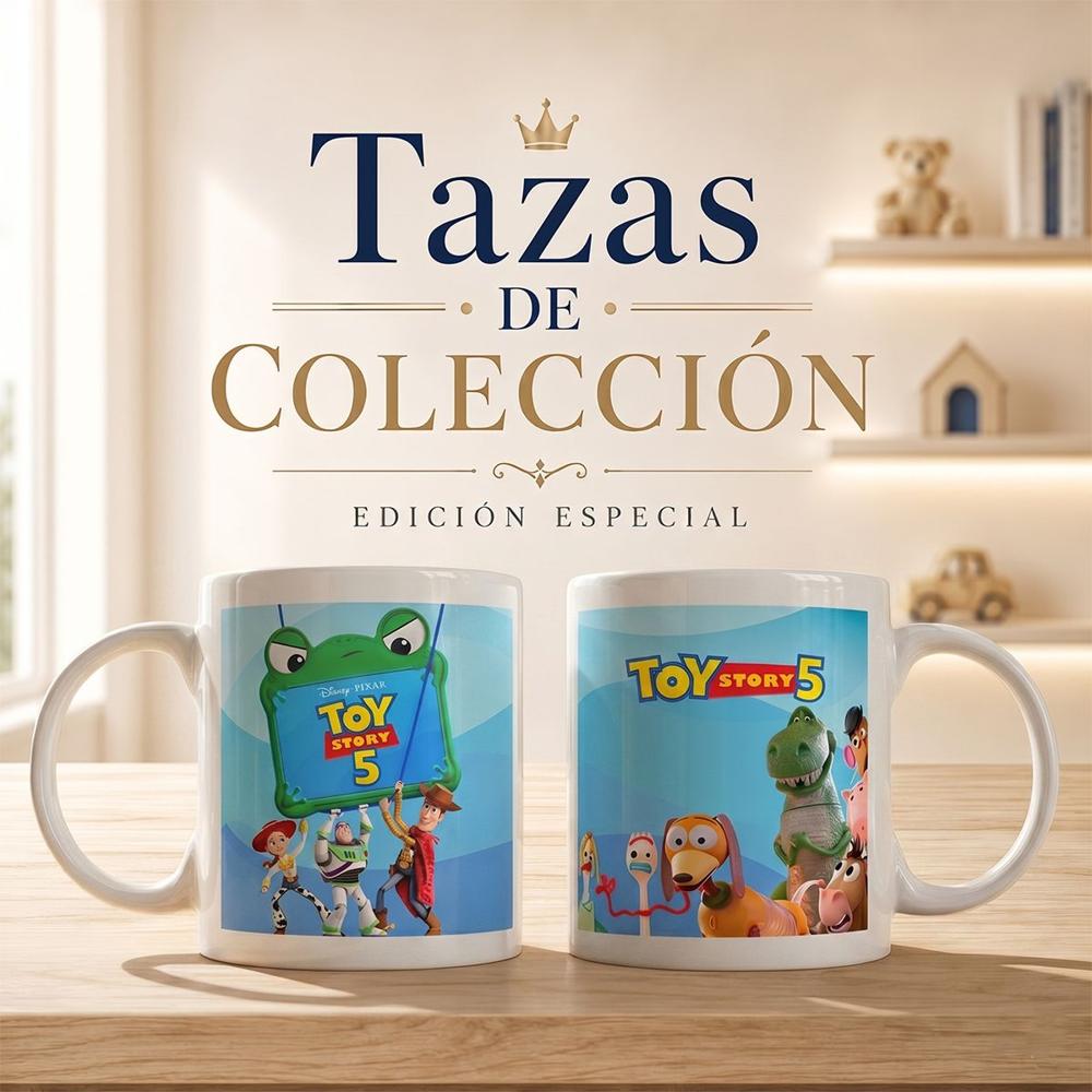 TAZA PERSONALIZADA TOY STORY 5 CERÁMICA