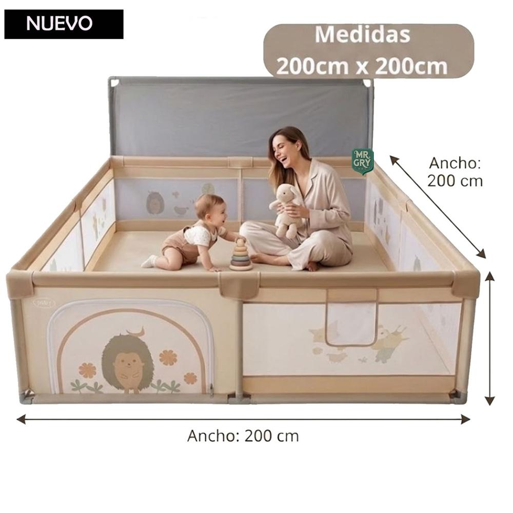 Corral Cerco para Bebes 200cmx200cm Beige