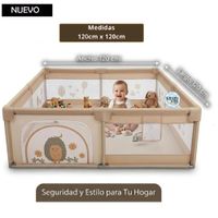 Corral Cerco para Bebes 120cmx120cm Beige