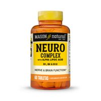 Neuro Complex con Ácido Alfa Lipoico Mason Natural 60 Tabletas