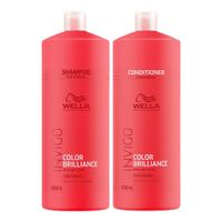 Color Brilliance Wella Cabello Teñido Acondicionador y Shampoo 1000ml