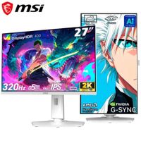 Monitor MSI Gaming MAG 274QRFW X32, 27"" WQHD 2K, 320Hz, 0,5ms, Pivote