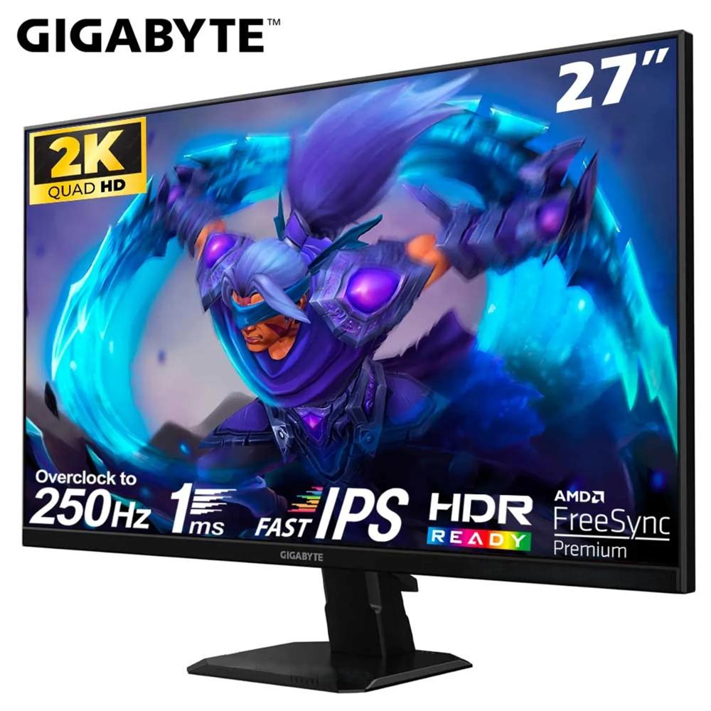 Monitor Gigabyte Gaming GS27QX, 27"" QHD IPS 2K, 240Hz, 1ms