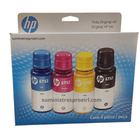 Combo de Tinta HP GT53 GT52 4 colores
