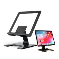 Soporte Ergonómico XO-C136 para Laptop y Tablet Ajustable de Aluminio -Negro Plata