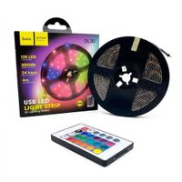 Tira LED RGB USB Hoco DL30 Plus 4M Control Remoto 24 Teclas