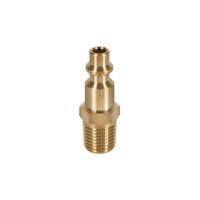 Conector rápido de latón macho cuerda 1 4pulg NPT TRUPER - 19083