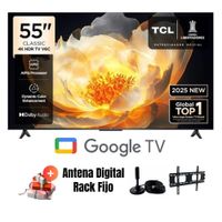 Televisor Smart TV TCL 55'' LED UHD 4K 55V6C GoogleTV 2025 - Ant - Rack Fijo