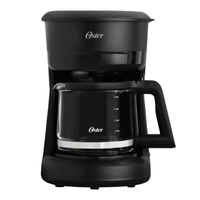 Cafetera Oster BVSTDCS51B-053 Negra 5 Tazas con Filtro Reutilizable