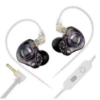 Audífonos KZ Gale Jack 3.5mm HiFi Con Micrófono Gamer