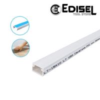 Canaleta PVC Blanca 10X15 con adhesivo 2 mts EDILT-10X15