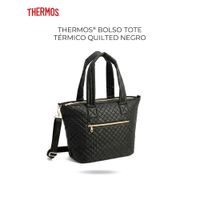 Lonchera Ejecutiva Thermos Bolso Tote Térmico Quilted Negro