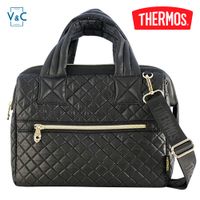 Lonchera Thermos Ejecutiva Termica Quilted Negro