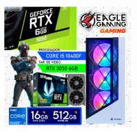 Computadora PC GAMER Core i5 10400F -RAM 16GB - SSD 500GB - VIDEO RTX 3050 6GB