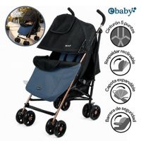 Coche Bastón Reclinable Ebaby Paris EB218 Azul