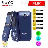 CELULAR BASICO RAYO FLIP TAPA 3G DUAL SIM GREY-NEGRO