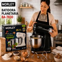 Batidora Profesional Morley Planetaria 6L-5L NEGRO DE 3000WATTS