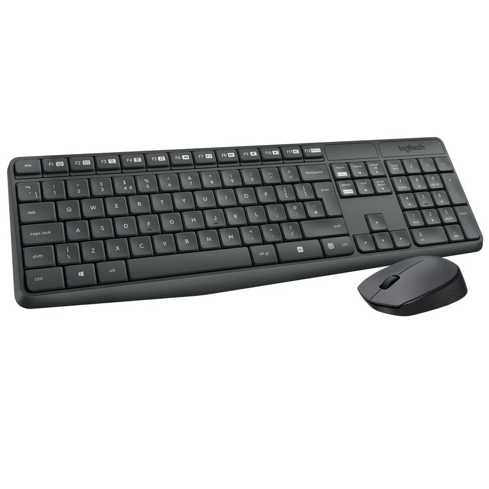 KIT TECLADO Y MOUSE LOGITECH MK235 INALAMBRICO