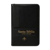 Biblia RVR1960 Compacta Tapa Negra Filo Dorado con Índice