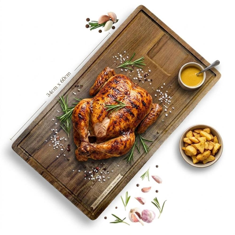 Tabla para Picar de Madera XL - Reversible
