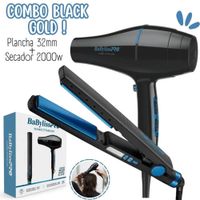 Combo BabylissPro Edicion Ilimitada Plancha Blue Black mas Secador Nano Blue  BBLPP4PE