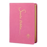 Santa Biblia RV1960 Letra Grande 12 puntos Colección Fina Rosado