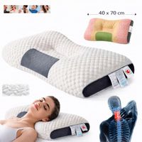 Almohada Ergonómica Para Cuello Y Cervical Memory Foam