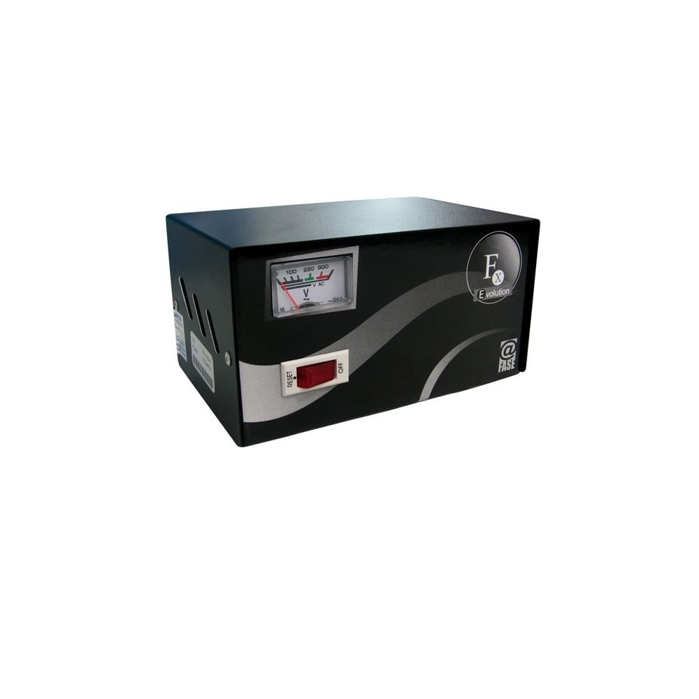 Estabilizador Elise FX Evolution 1000 FXE-10 Sólido 1.0kVA 4 tomas a 220V 1 toma Bypass