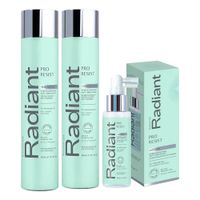 Radiant Pro Resist Anti Caída Shampoo Conditioner 300ml Lotion 100ml