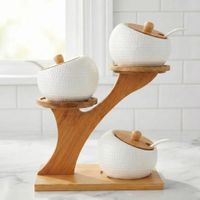 Set de 3 Condimenteros de Cerámica Emilia  533TR01-0