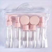 Kit x 7 botellas de viaje contenedores portátiles