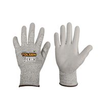 Guantes con resistencia a cortes protección nivel 5 talla 9pulg Tolsen 45040
