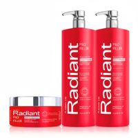 Pro Filler Post Color Radiant Shampoo Acondicionador y Mascarilla