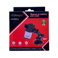 soporte para teléfono de coche Aldeepo AD-MS09 cuenta con un diseño de rotación de 360 grados