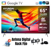 Televisor Hyundai 65 QLED UHD 4K GoogleTV HYLED6513QG - Ant - Rack Fijo