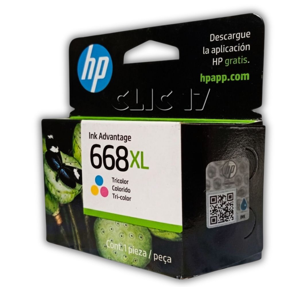 Tinta HP 668 Negro DJ 2975 4375 Original