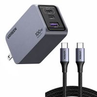 UGREEN X757 Cargador Nexode GaN 100W USB-C USB-A PD