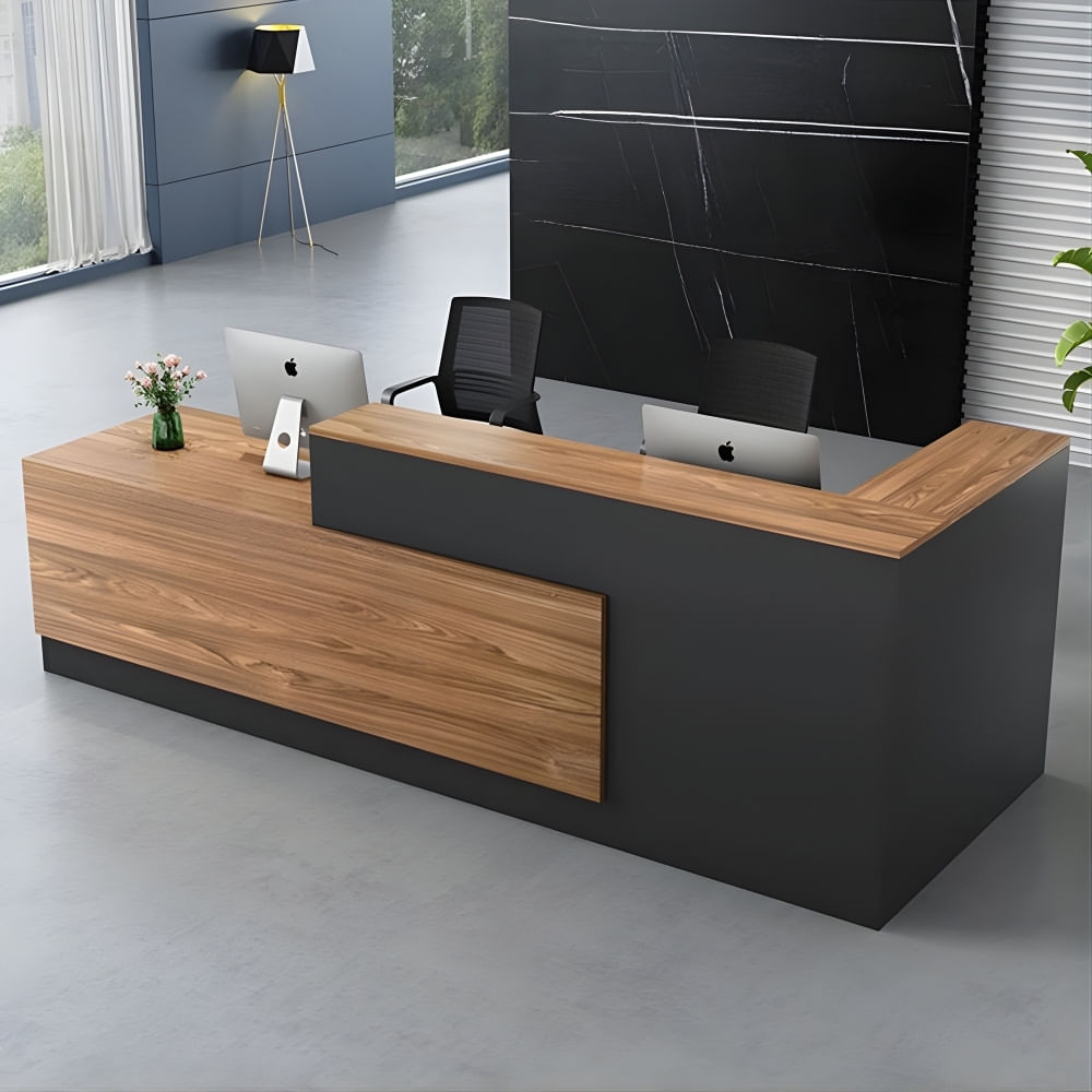 Counter de recepción Taro Marrón y Negro | Masiva Home
