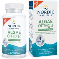 Omega 3 6 y 9 Vegano Nordic Naturals Algae  Aceite de algas vegano 90 Capsulas