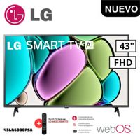 Televisor LG 43 SMART TV FHD LED 43LR6000PSA  MAS Control Magic MR24GN
