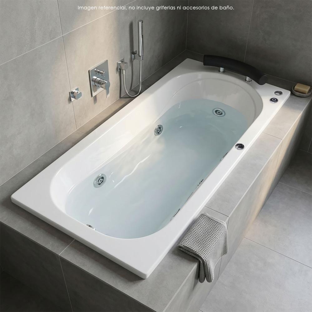 Tina Hidromasaje Zeus Builder 170x75 con luz LED