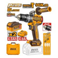TALADRO PERCUTOR CHUCK METALICO 20V 96NM + 2 BATERIAS (CIDLI209686)