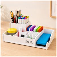 Organizador de Escritorio Multifuncional con Compartimentos AJ1