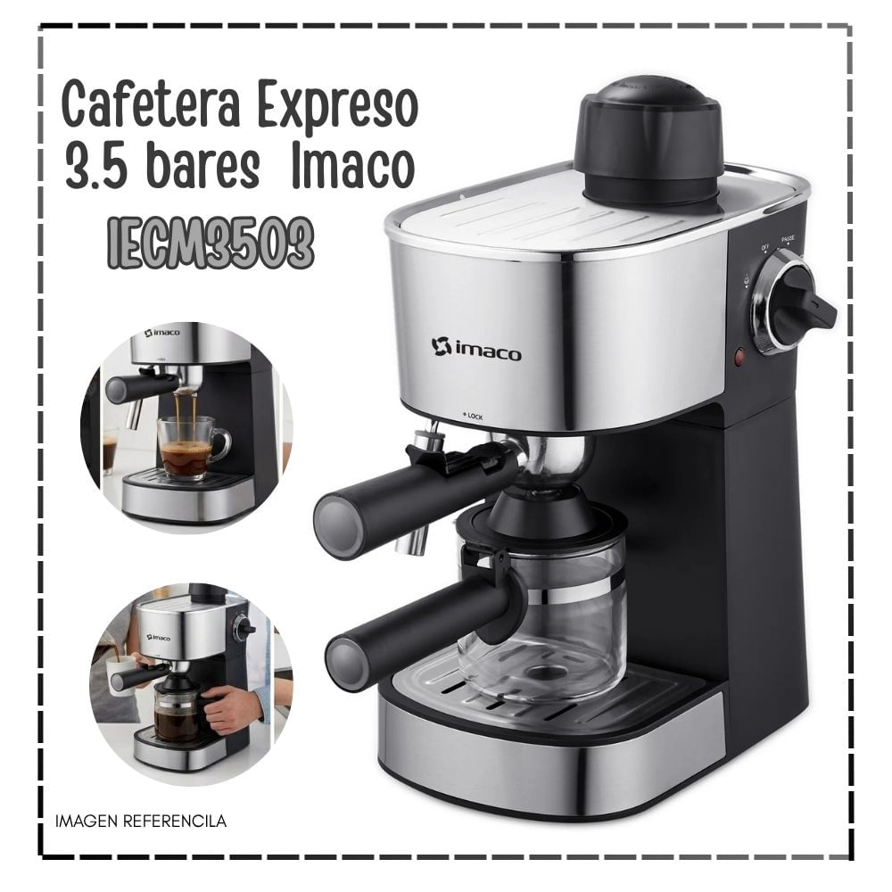 Cafetera Espresso y Capuccino 3.5 bares IECM3503 Imaco