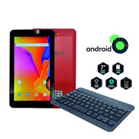 TABLET TELCOM 7 3G 77EM TECLADO INALAMBRICO 16GB ANDROID 11- ROJO