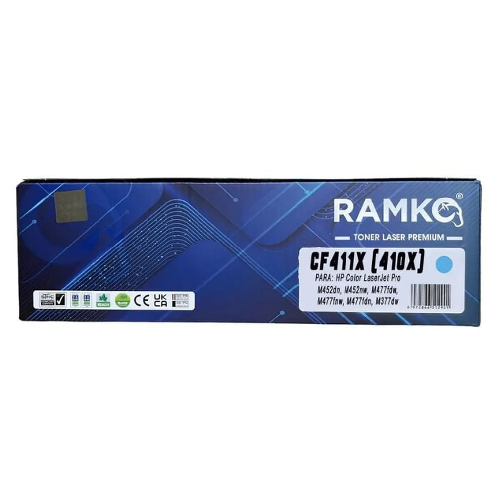 TONER PARA HP 410X COMPATIBLE CF411X CIAN