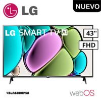 TELEVISOR LG 43 SMART TV THINQ AI WEBOS HUB FHD LED  - 43LR6000PSA